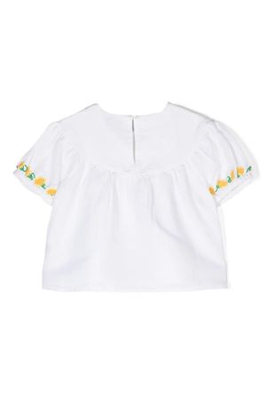 blusa in cotone bianco STELLA McCARTNEY KIDS | TU5A31Z0138100